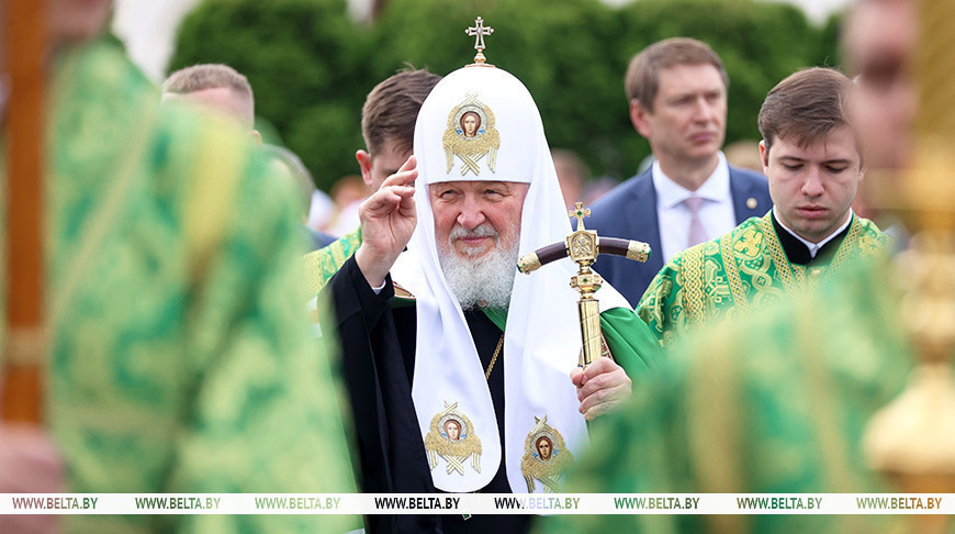 Patriarch Kirill leads service at St. Euphrosyne Convent in Polotsk