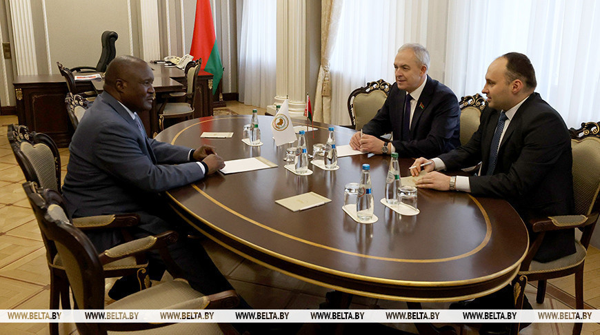 Belarusian Parliament speaker meets with president of the Pan-African Parliament