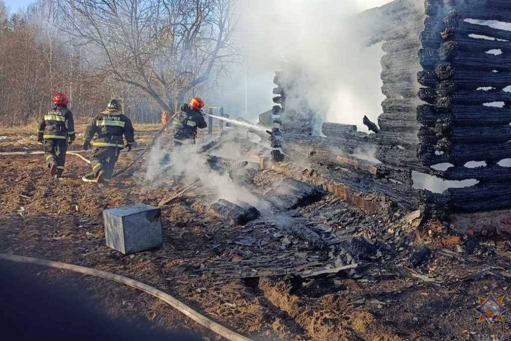 В Витебской области зафиксирован первый пожар из-за выжигания сухой растительности