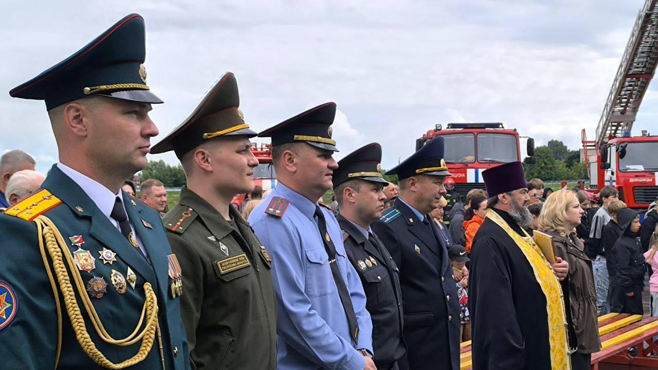 Урачыстае мерапрыемства, прымеркаванае да Дня пажарнай службы