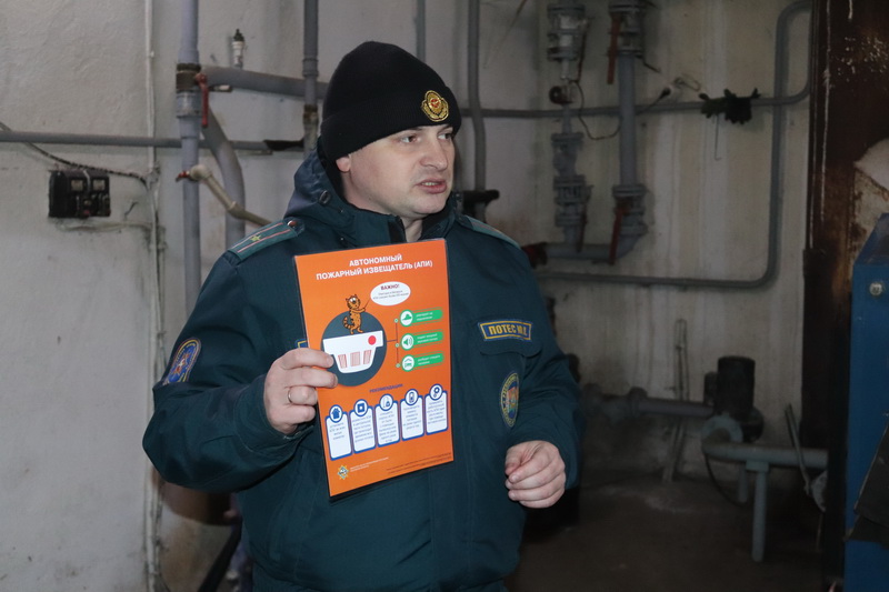 Докшицы. Об эффективности автономных пожарных извещателей